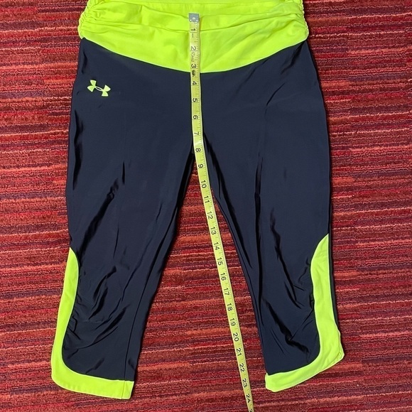 Under armour crop tights leggings neon - Picture 5 of 5
